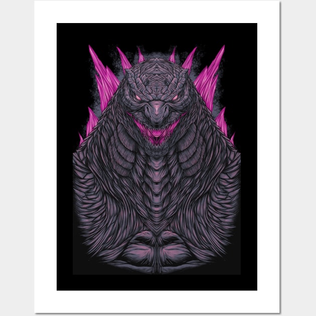 Godzilla Wall Art by xronal